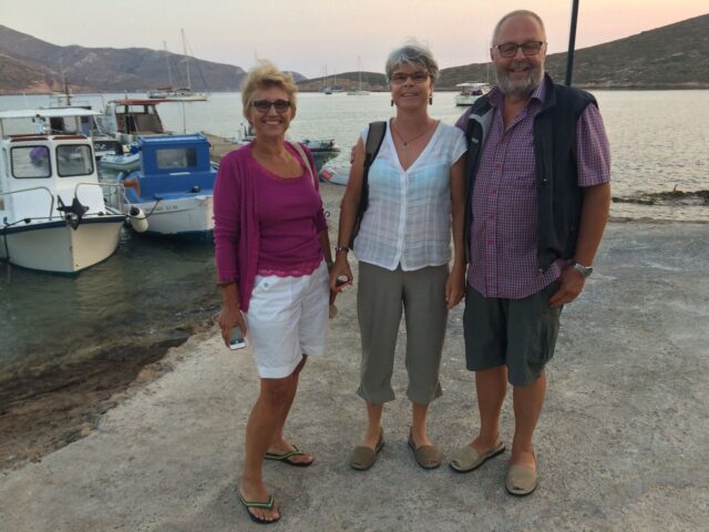 Mit Nina und Svante