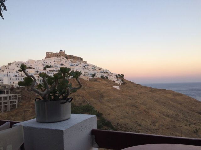 Astypálea bei Sonnenuntergang