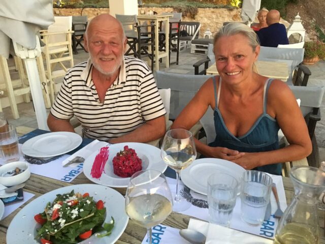 Herbert und Pia im Skippers