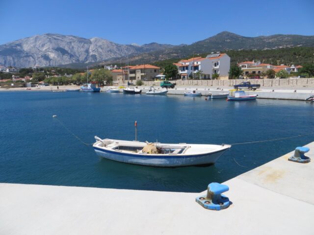 Samos Marathokampos neues Hafenbecken