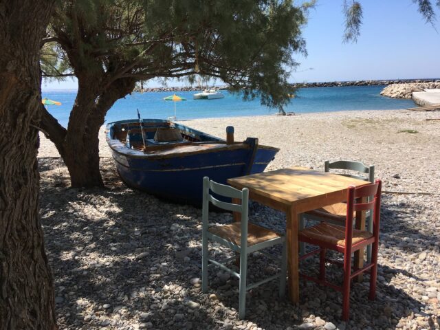 Samos Marathokampos Aussicht von TRATA