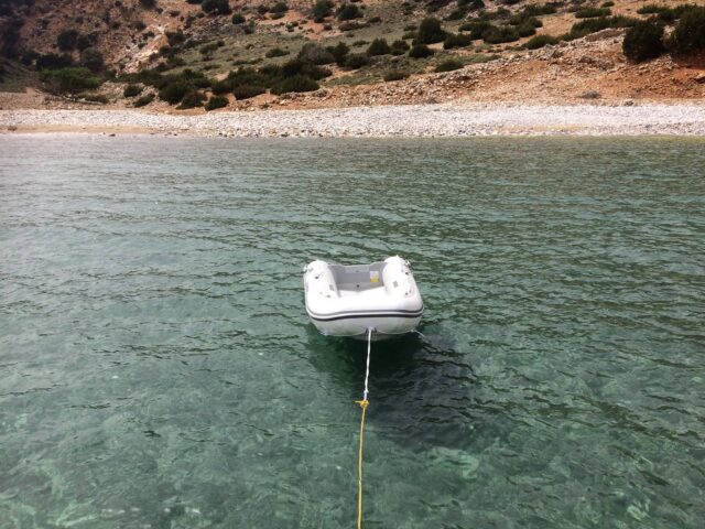 Neues Schlauchboot