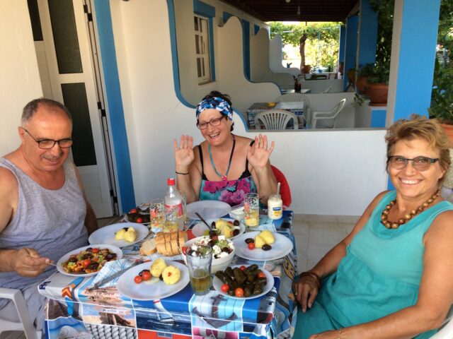 Essen bei Vassilis und Sofia