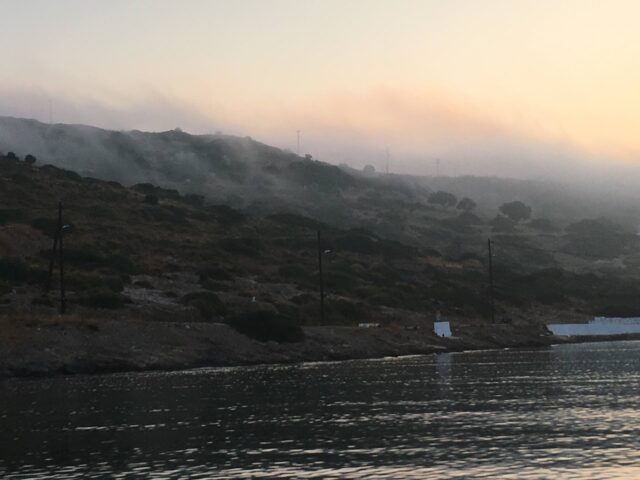 Morgennebel in Lipsi