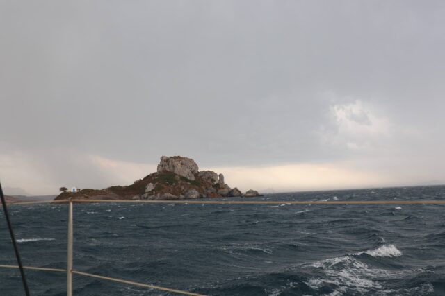 Am Ankerplatz in der Kefalos Bucht