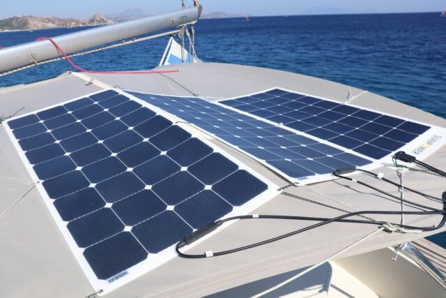 Alle 3 Solarmodule bei der Arbeit