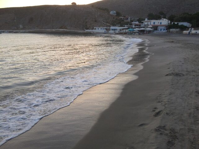 Pserimos Hafenbuchtstrand