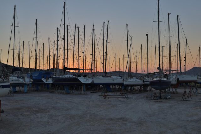 Abendstimmung in der Werft