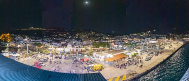 Patmos Nachtpanorama