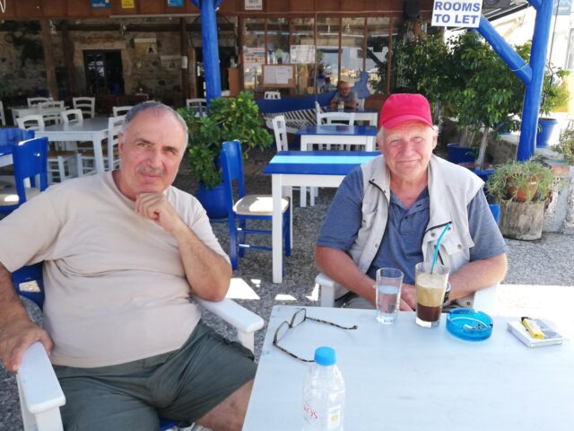 Vasilis und Tom in Mastichari