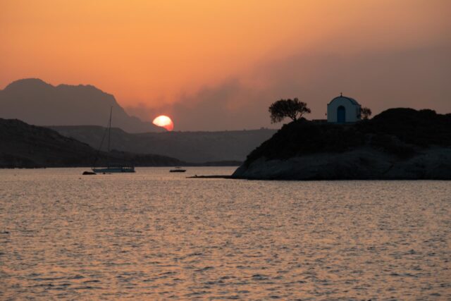 Sonnenaufgang in Kefalos um 6:26h