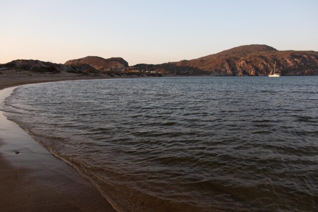Der herrliche Südstrand auf Gyali