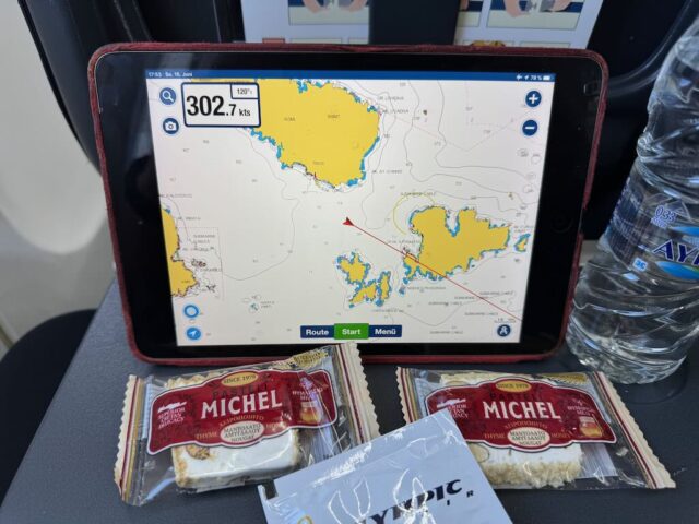 Navionics-Navigation im Flugzeug