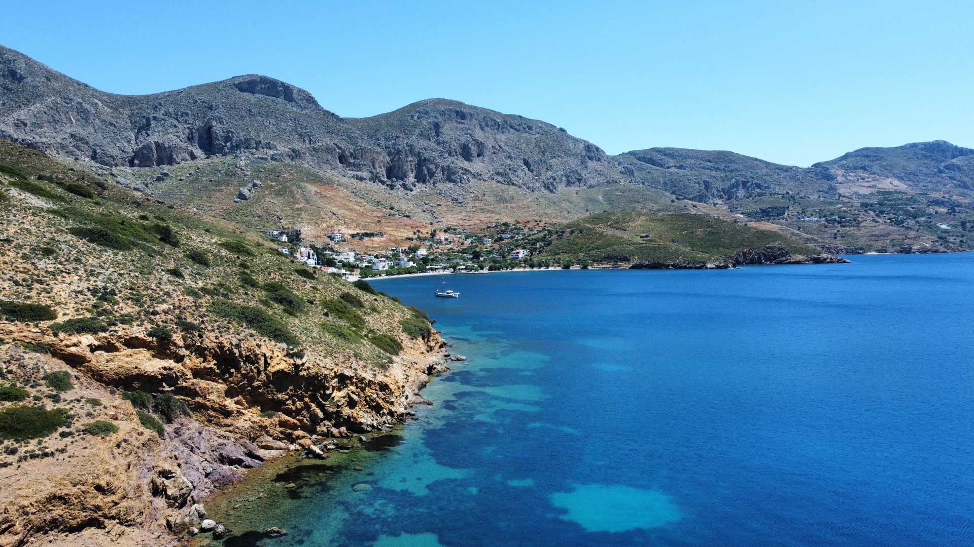 2026-05-21 Kalymnos Emporios Drohnenfoto von Maiks Beach